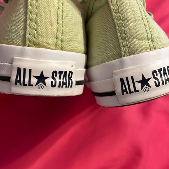 CONVERSE ALL STAR  LIME GREEN SLIP ON SNEAKER - Picture 4 of 6